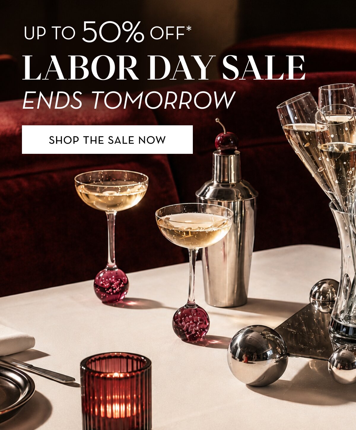 Sale Ends Tomorrow
