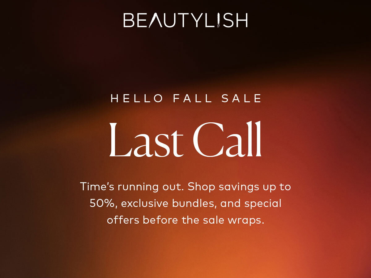 Time’s running out. Shop savings up to 50%, exclusive bundles, and special offers before the sale wraps.