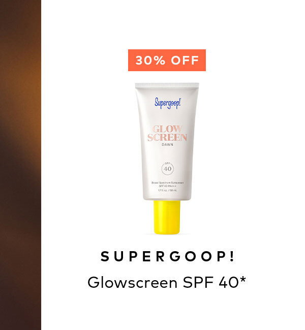 Get 30% off the Supergooop! Glowscreen SPF 40 on Beautylish.com