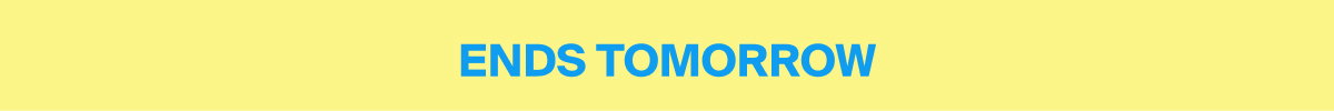 20% Off Sitewide Ends Tomorrow