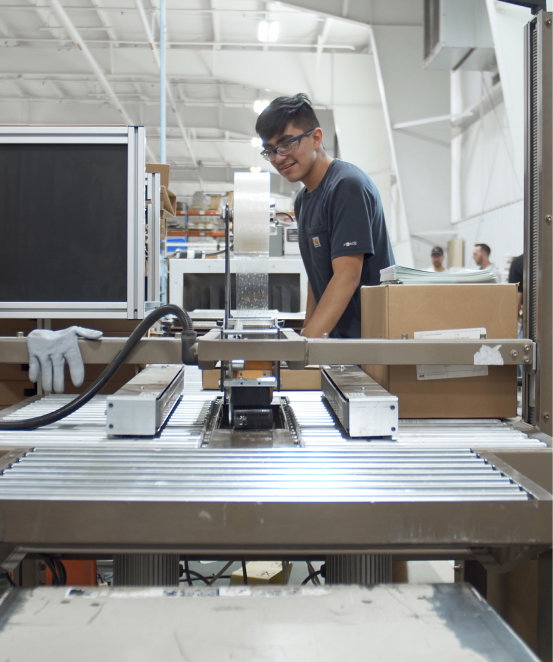 Manufacturing in Holland, Michigan.