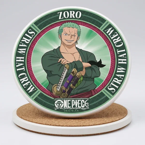 One Piece Keramik Untersetzer - Roronoa Zoro
