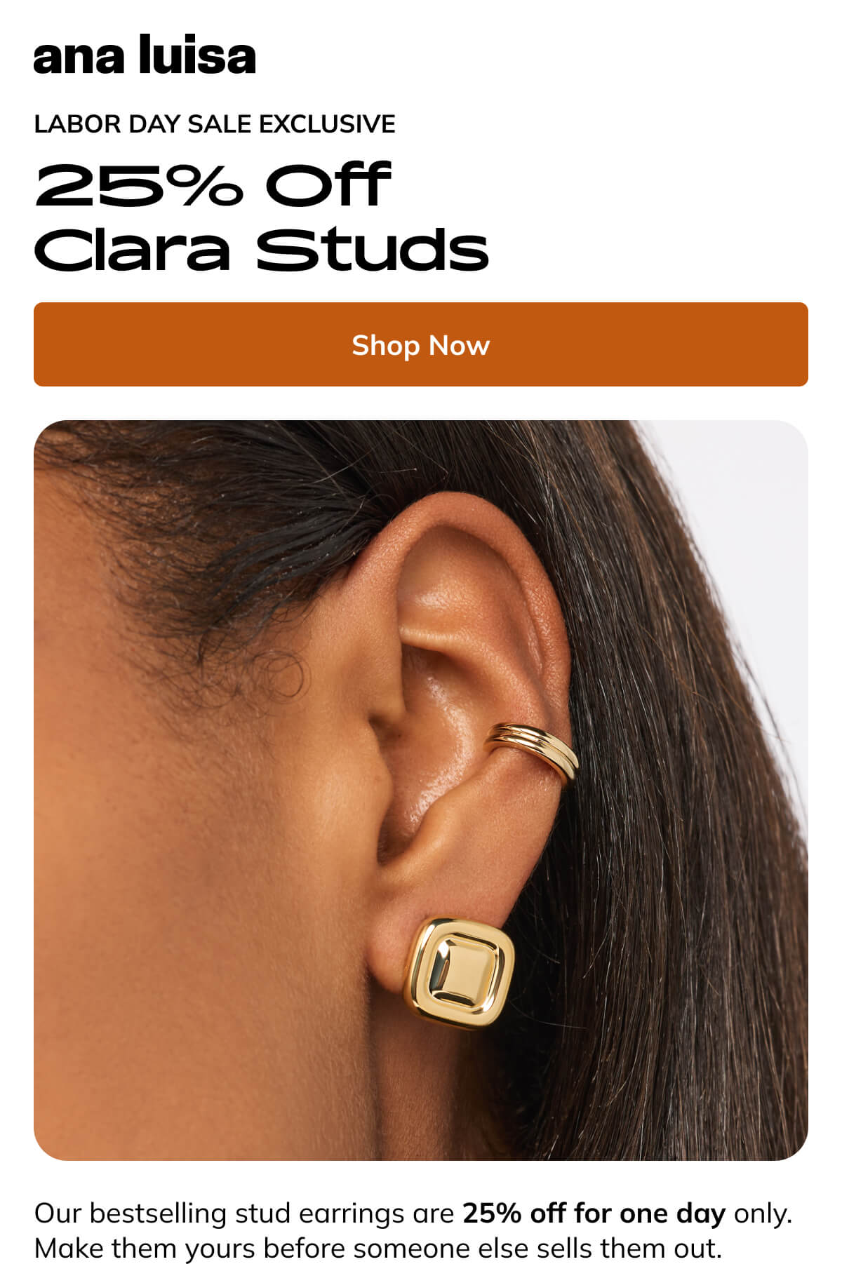25% off Clara Studs