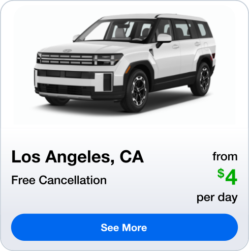 Los Angeles, CA - Rental Car deal - See More