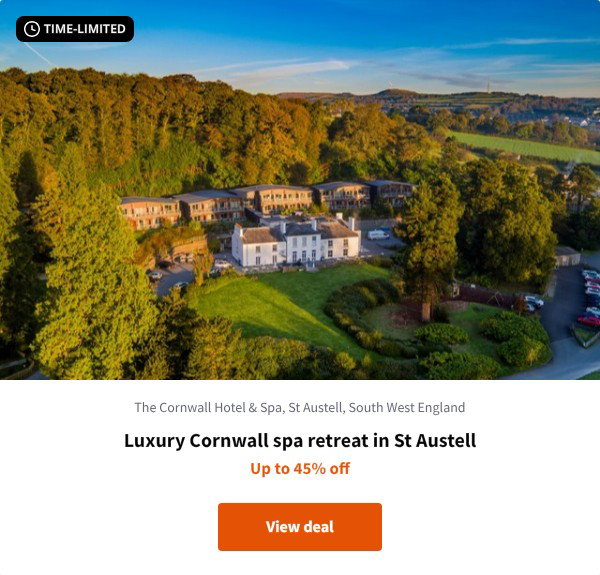 Luxury Cornwall spa retreat in St Austell