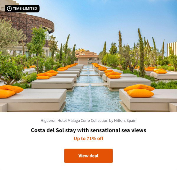 Costa del Sol stay with sensational sea views
