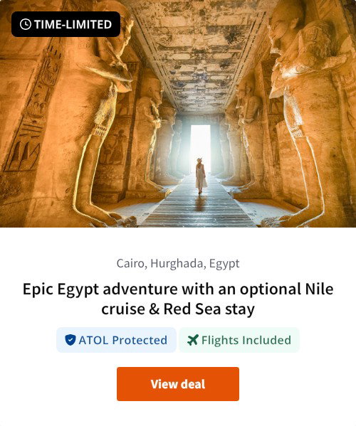 Epic Egypt adventure with an optional Nile cruise &amp; Red Sea stay