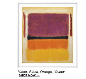 Violet, Black, Orange, Yellow by Mark Rothko