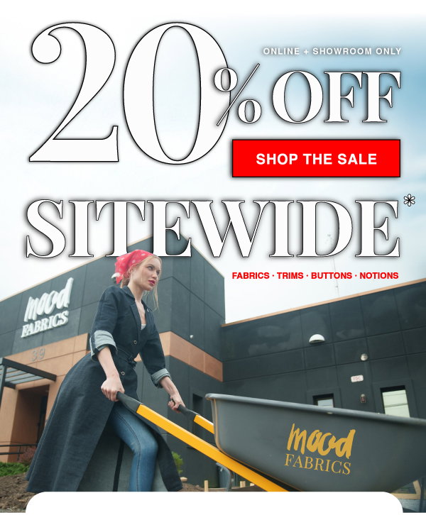 SHOP NOW AND SAVE 20% OFF THIS LABOR DAY WEEKEND
