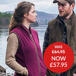 Shop Hoggs Of Fife Womens Stenton Fleece Gilet