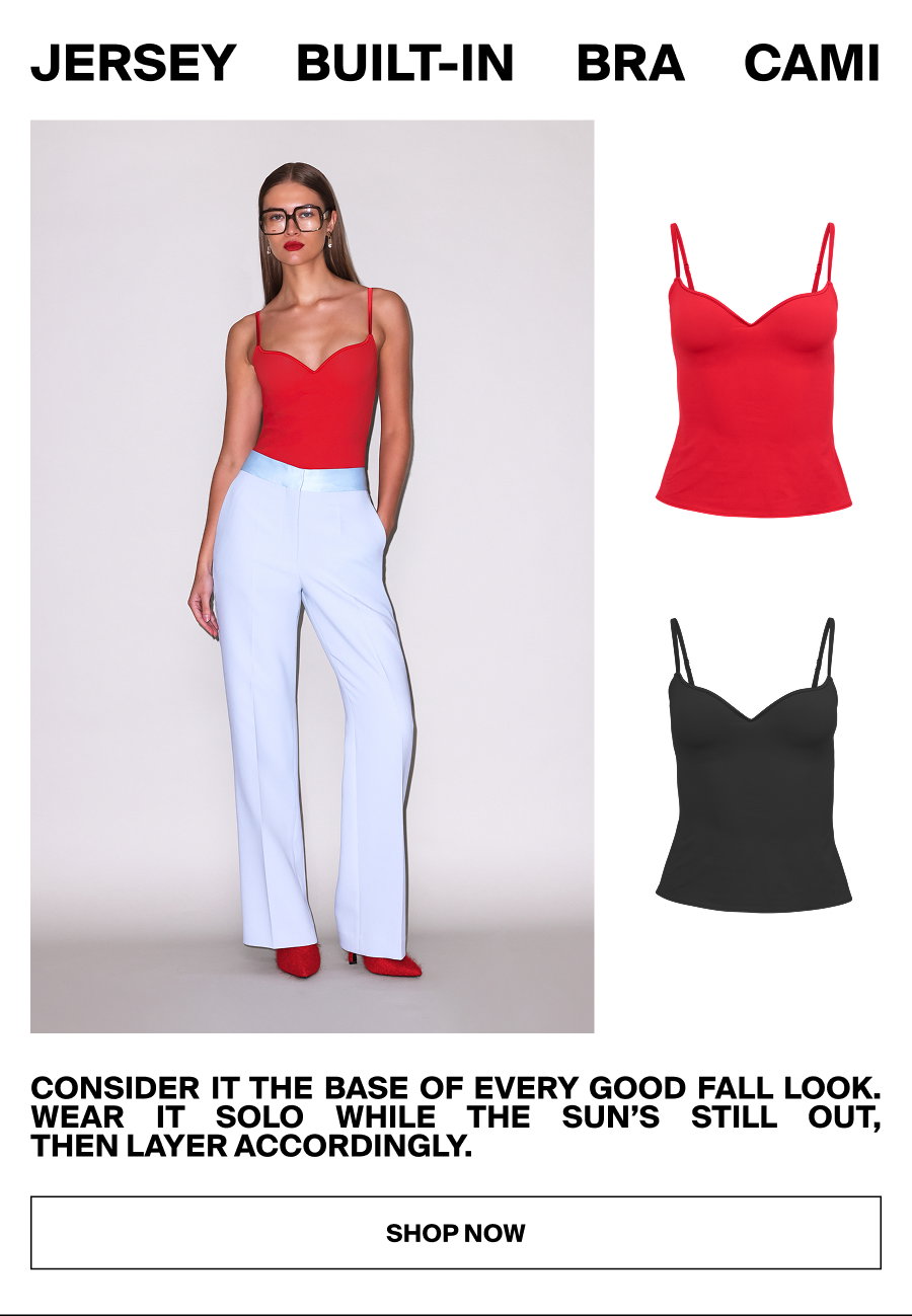 Jersey Built-In Bra Cami