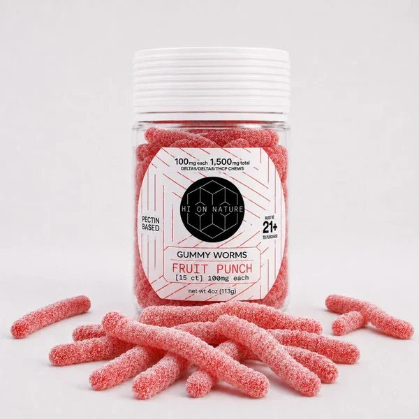 Gummy Worms 1,500mg