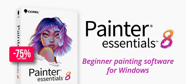 Corel Painter Essentials 8 | Beginner painting software for Windows
