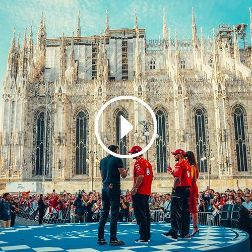 Watch Leclerc & Lewis's video on Instagram
