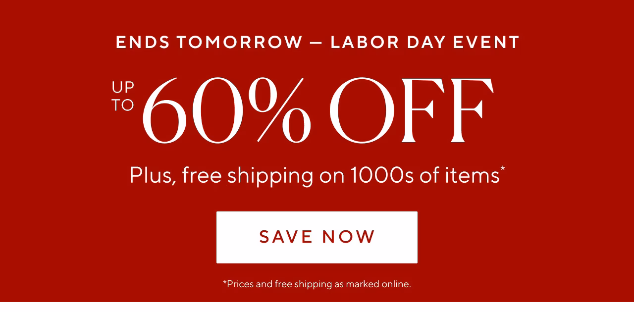 Labor day event ends tomorrow