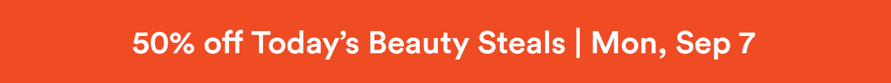 50% off today's beauty steals
