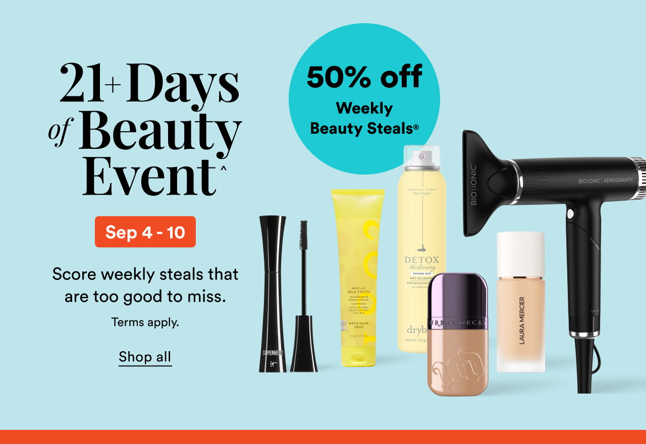 21+ Days of Beauty Event | Weekly Beauty Steals