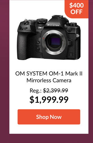 OM SYSTEM OM-1 Mark II Mirrorless Camera