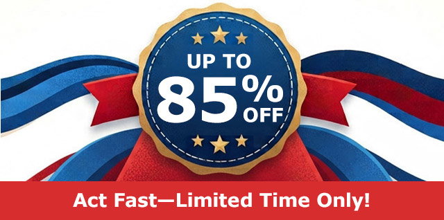 UP TO 85% OFF 