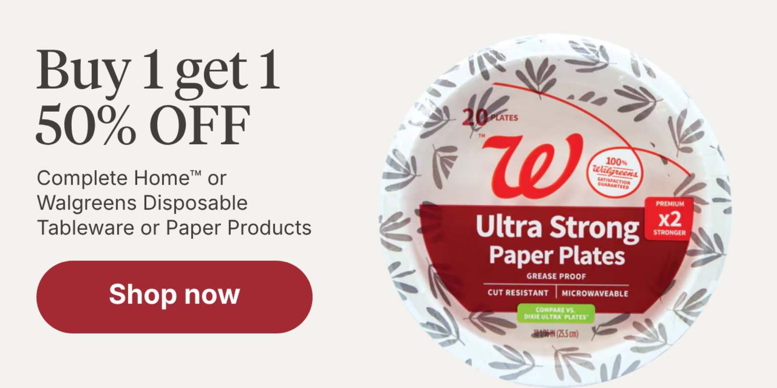 Buy 1 get 1 50% OFF