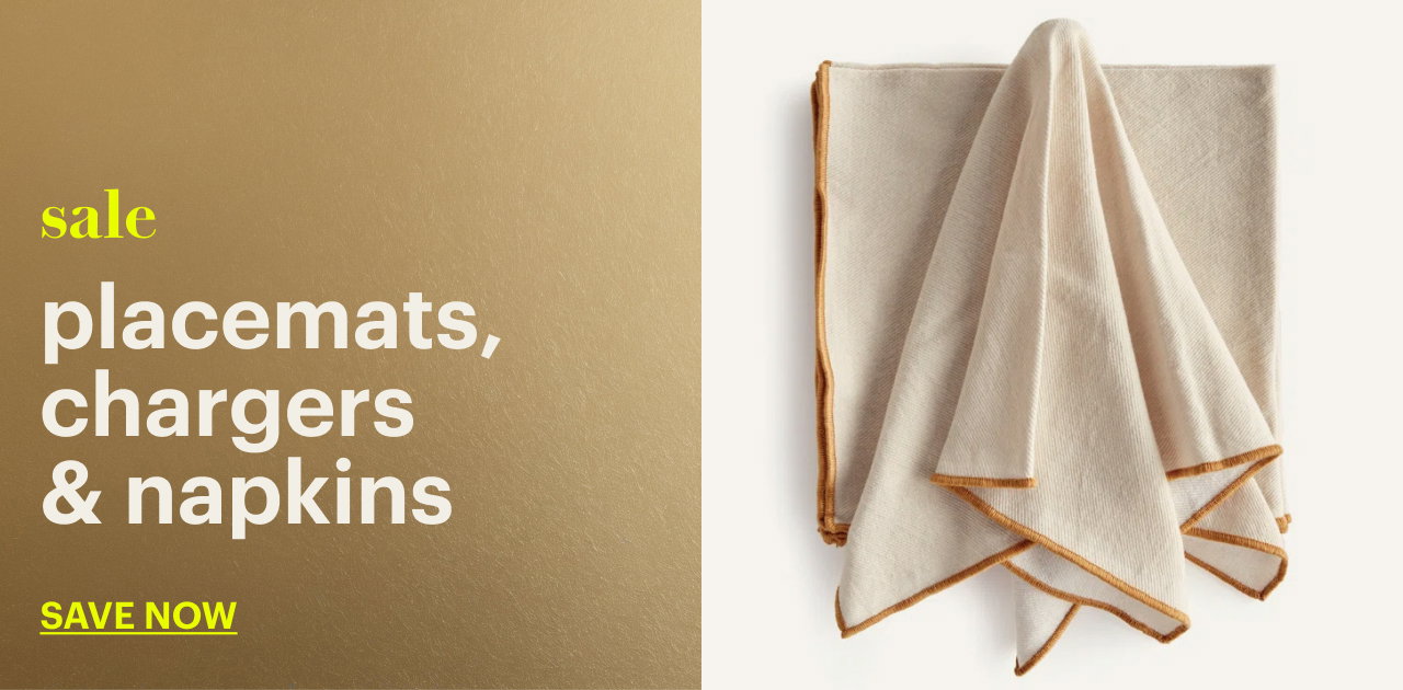 Placemats, Chargers, & Napkins Sale