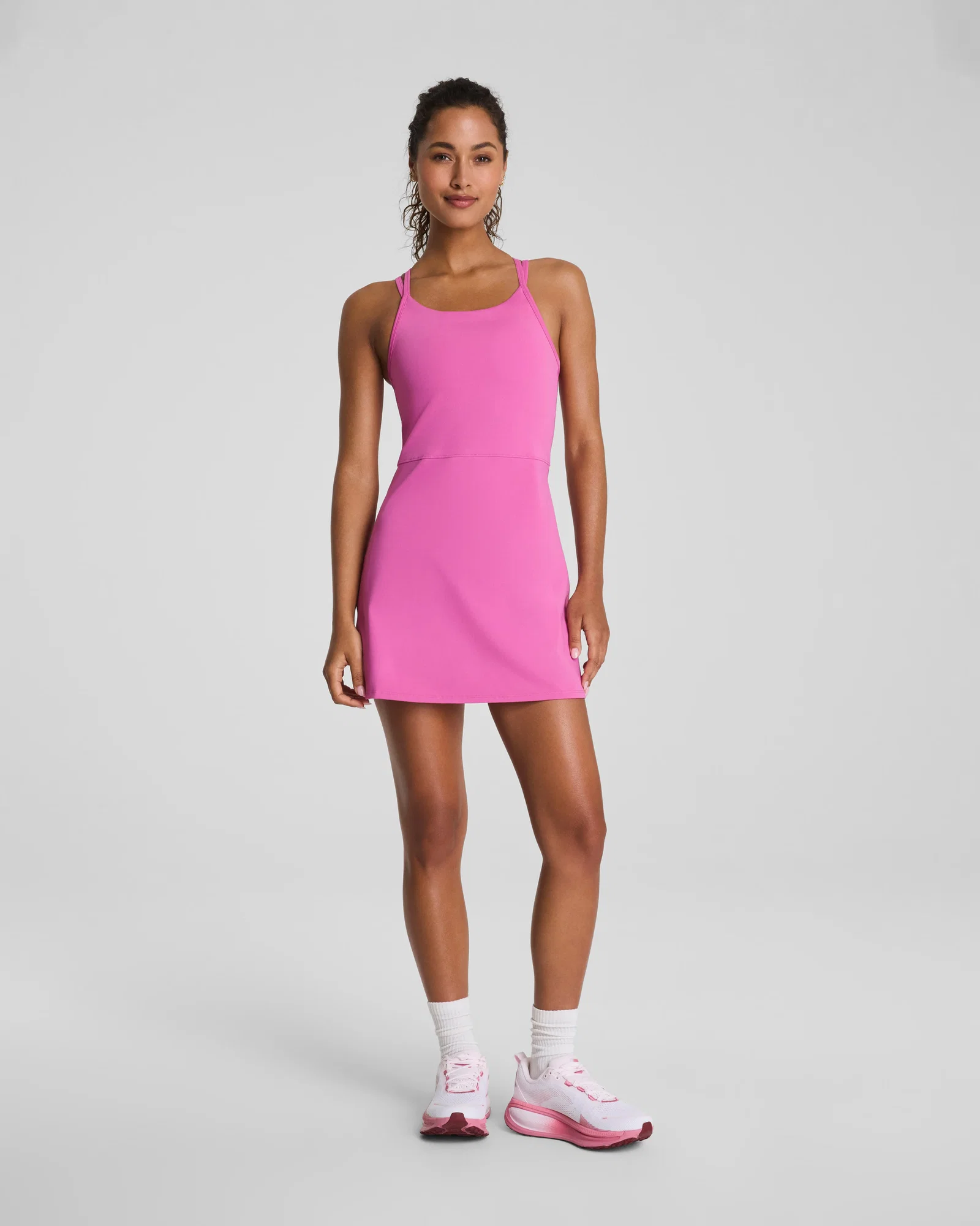 Image of Spanx Women's SPANXshape® BoostUp Scoop Neck Dress with StayCool Tech in Aurora Top