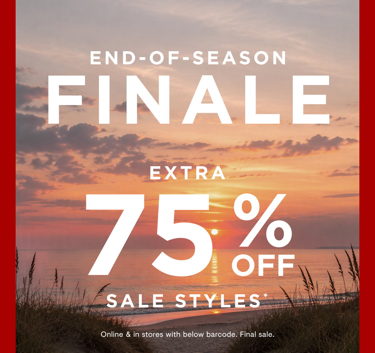 Extra 75% off