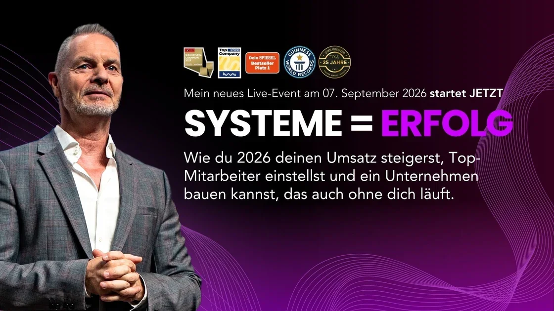 Live-Event: Systeme = Erfolg 