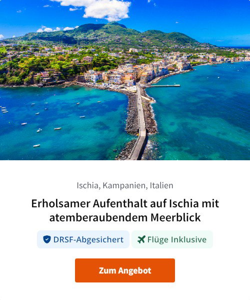 Erholsamer Aufenthalt auf Ischia mit atemberaubendem Meerblick
