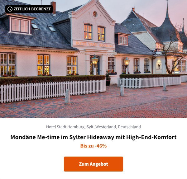 Mondäne Me-time im Sylter Hideaway mit High-End-Komfort