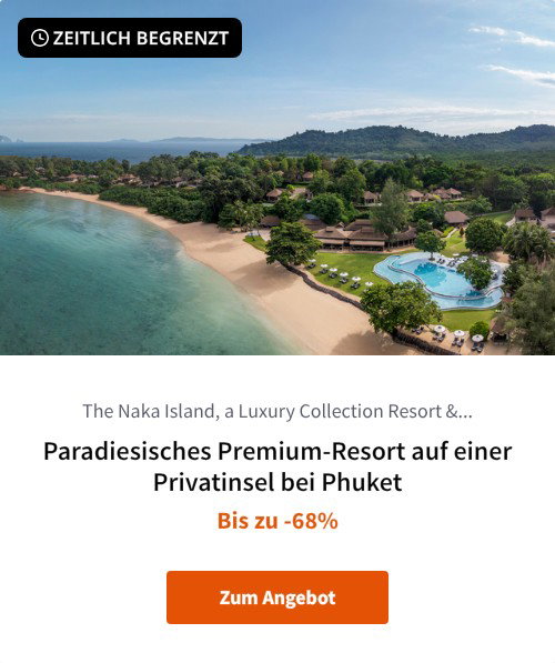 Paradiesisches Premium-Resort auf einer Privatinsel bei Phuket