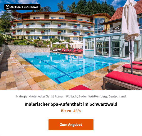malerischer Spa-Aufenthalt im Schwarzwald