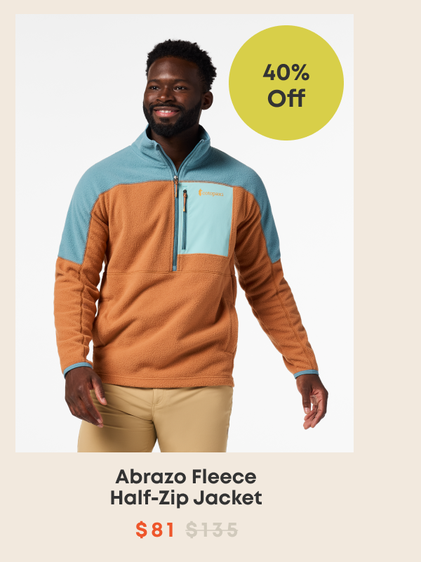 Abrazo Fleece Half-Zip Jacket - Men's