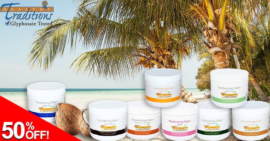 50% OFF Moisturizing Creams