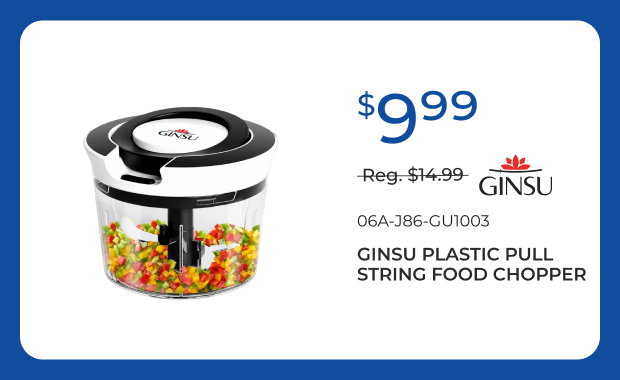 Ginsu Plastic Pull String Food Chopper