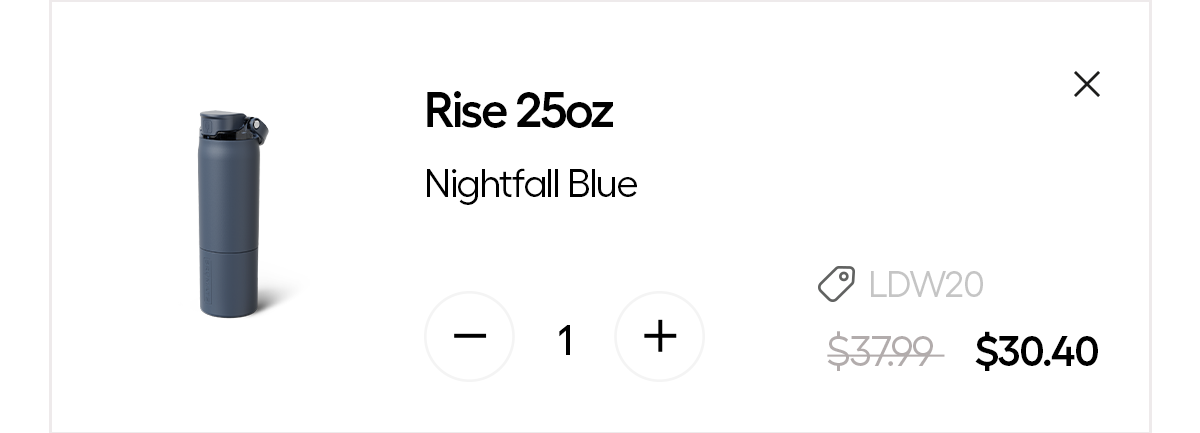 Rise 25oz Nightfall Blue