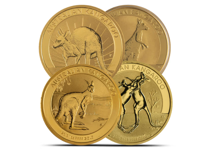 1 oz Australian Gold Kangaroo Coin (Random Year, BU)