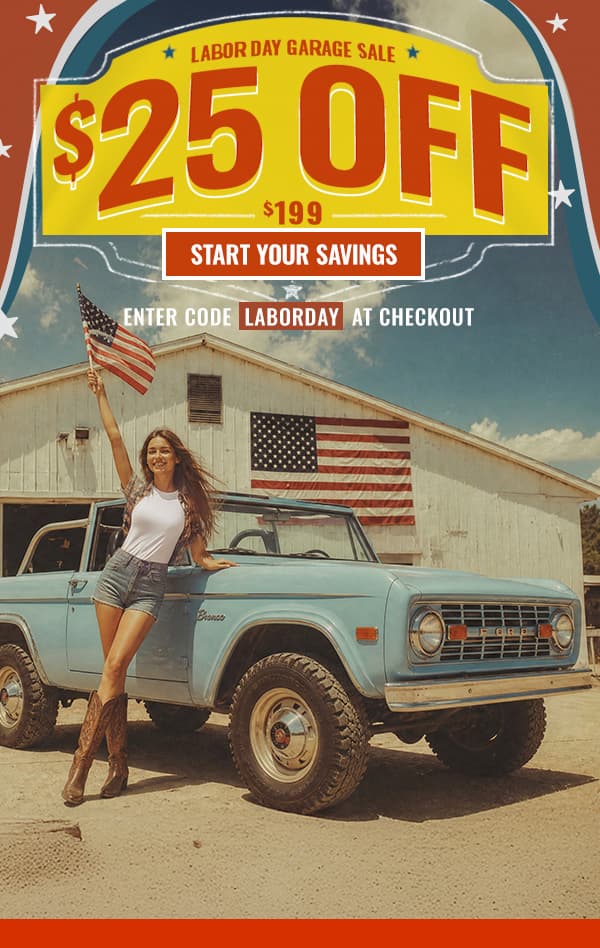 Labor Day Sale: $25 off $199+ with code LABORDAY.