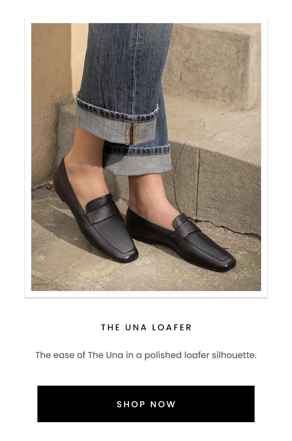 The Una Loafer | The ease of The Una in a polished loafer silhouette.  < SHOP NOW >