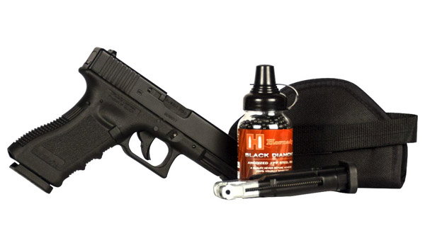 Glock 17 Gen. 3 BB Pistol, Black Ops Combo