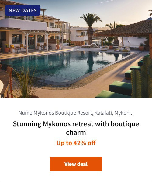 Stunning Mykonos retreat with boutique charm