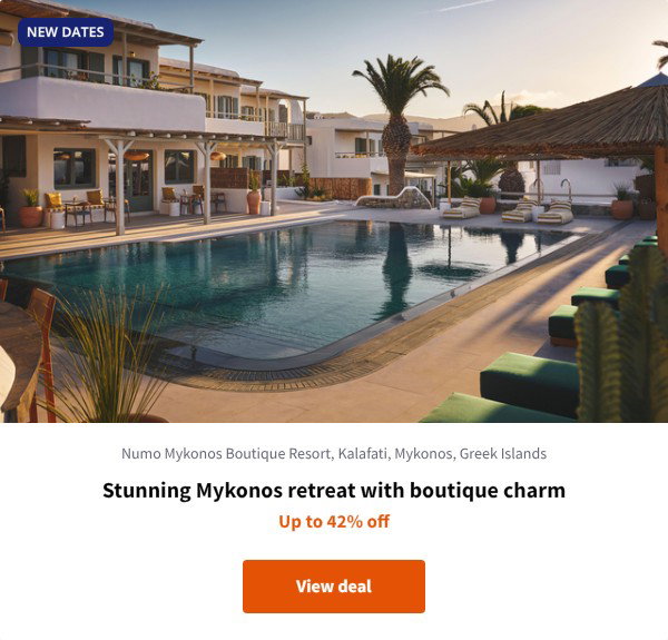Stunning Mykonos retreat with boutique charm