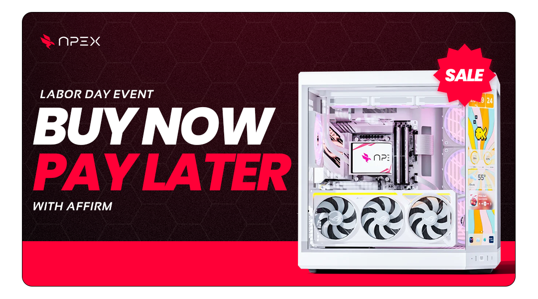 Apex Gaming PCs Labor Day Buy Now Pay Later