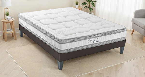 Matelas Royal à mémoire de forme, 24 cm, fabrication française