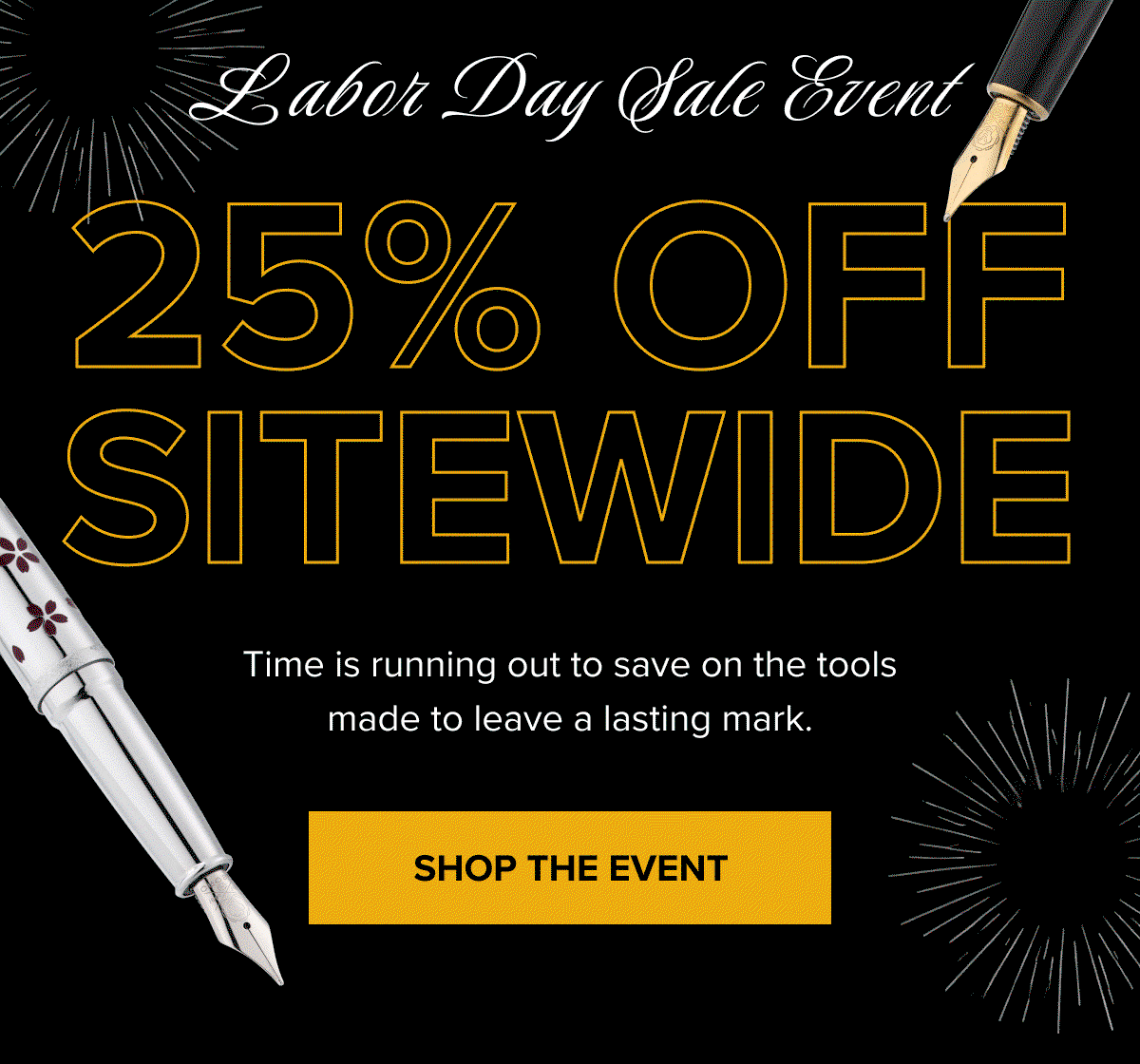 Labor Day Sale Event | 25% OFF ORDERS SITEWIDE | SHOP THE EVENT