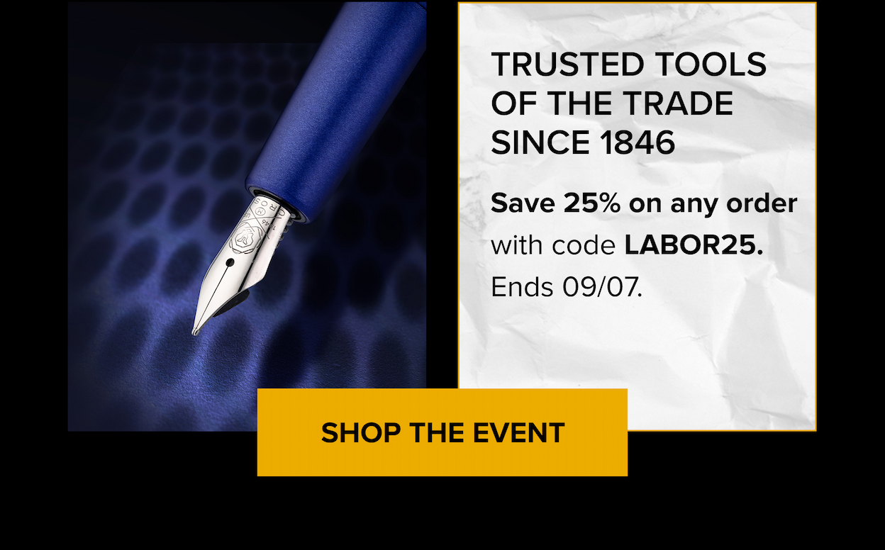 TRUSTED TOOKS OF THR TRADE SINCE 1846 | Save 25% on any order with code LABOR25. Ends 09/07. | Shop the event
