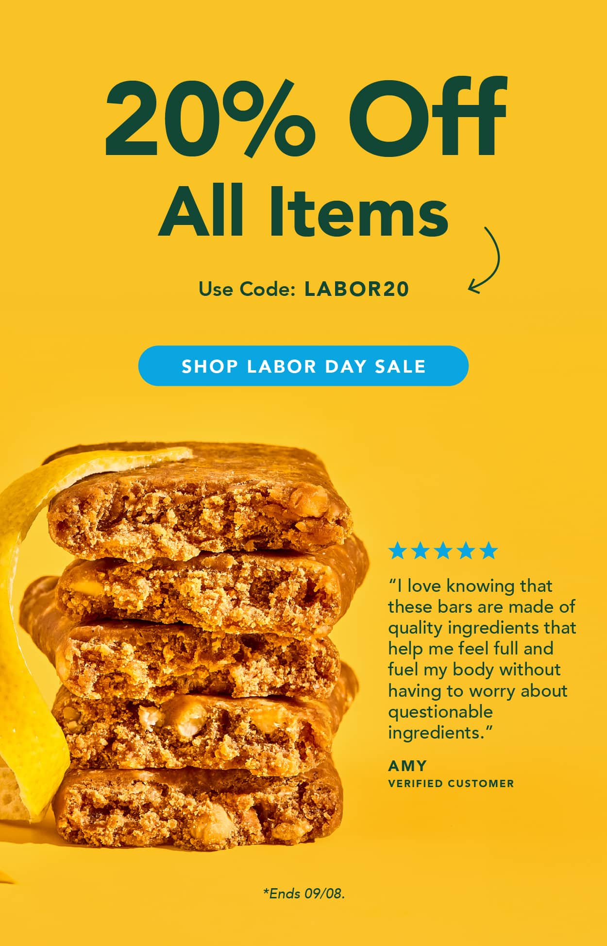Get 20% off all items with code LABOR20. Ends 09/08