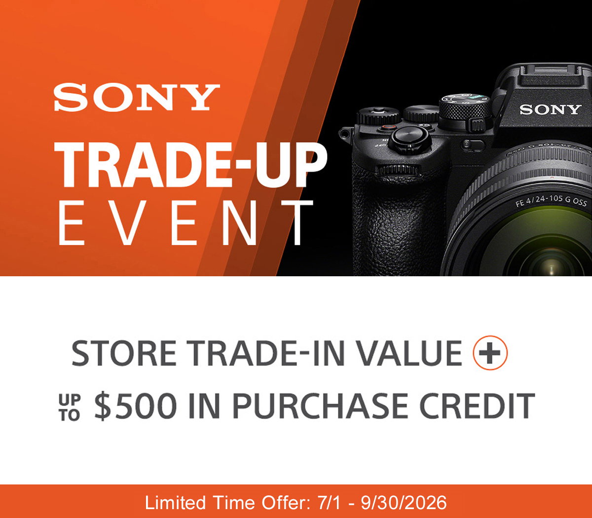 Sony Trade Up