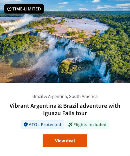 Vibrant Argentina &amp; Brazil adventure with Iguazu Falls tour