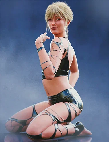 LA Liquid Outfit for Genesis 9 Feminine